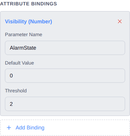 Put alarm state on any equipment symbol — Show the badge at one state