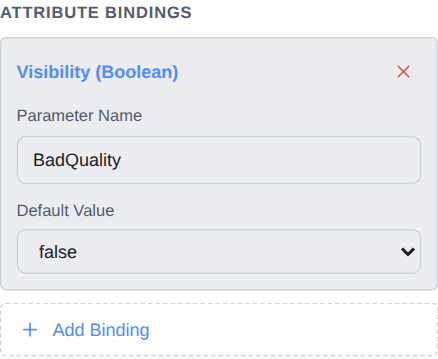 Show a live value with its colour and quality — Show a badge when the reading is bad